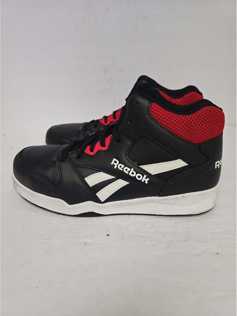 Reebok Men's IB4132 High Top Composite Toe Work Sneaker Boot Black Red Size 9.5W - Picture 5 of 7